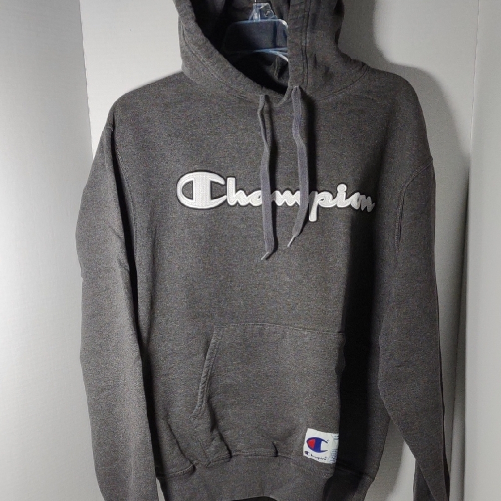 Champion Gray Hoodie Sweatshirt